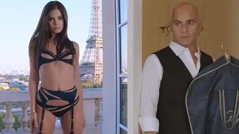 Lil' Caprice wearing lingerie while penetrated in a hotel