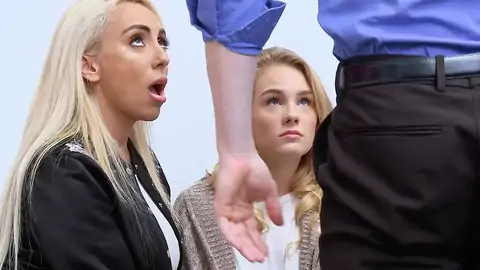 COUGAR is eyeing while her stepdaughter is yelling