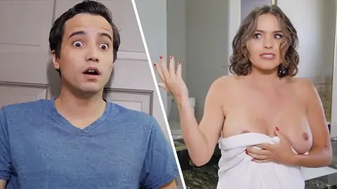 Stepson is fingerblasting the MUMMY's muff under the table