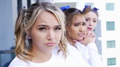 Elderly coach smashed from the rear-style teen girls in FFFM